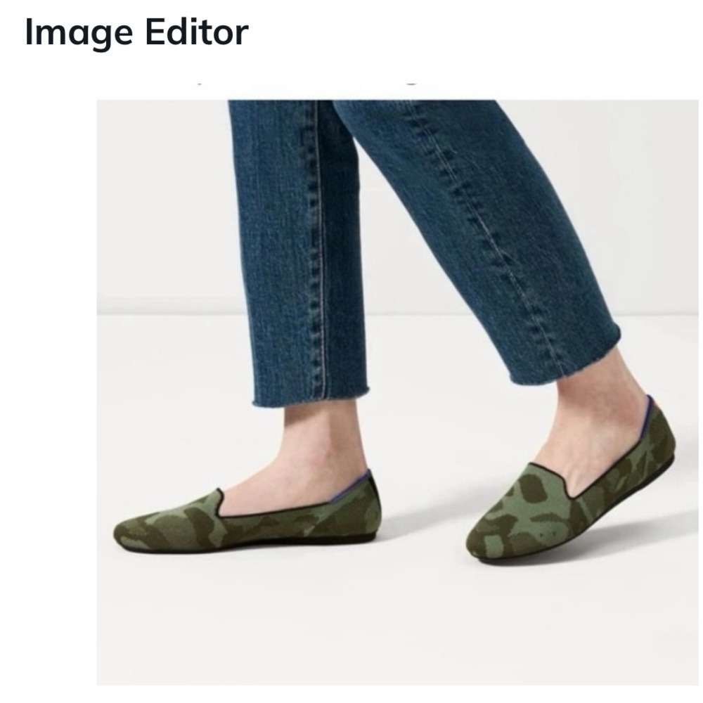 Rothy's The Loafers Olive Green Flats